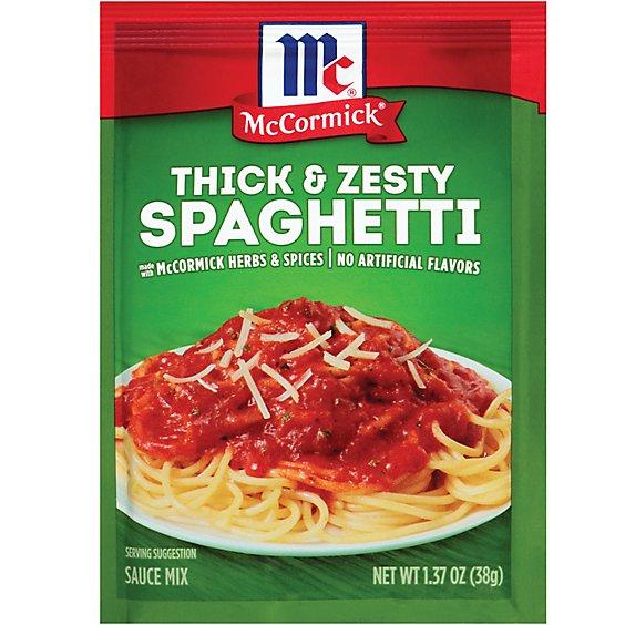 Is it Milk Free? Mccormick Spaghetti Sauce Mix - Thick & Zesty