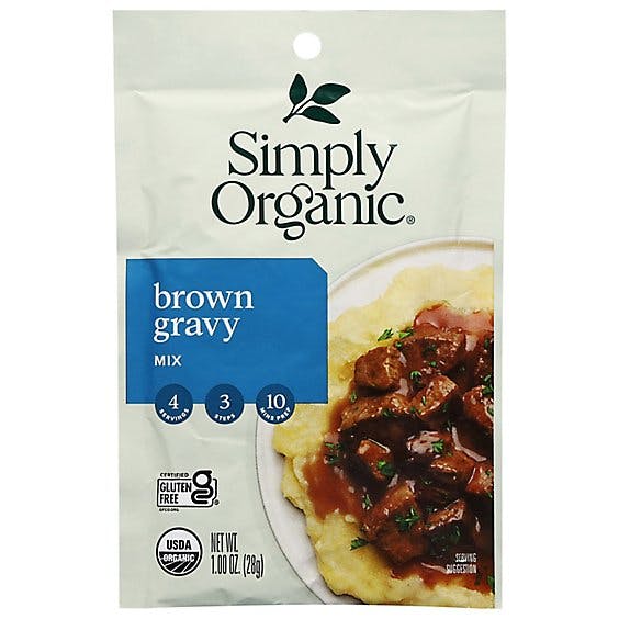 Is it Gluten Free? Simply Organic Organic Mix Brown Gravy Envelope
