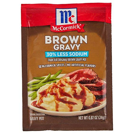 Is it Low FODMAP? Mccormick 30% Less Sodium Brown Gravy Seasoning Mix