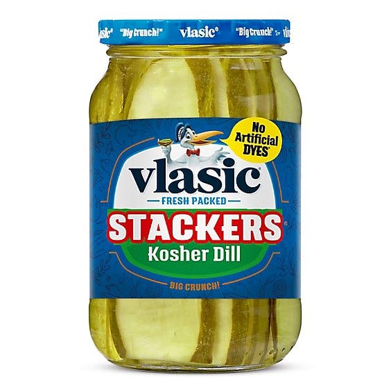 Is it Vegan? Vlasic Stackers Pickles Kosher Dill