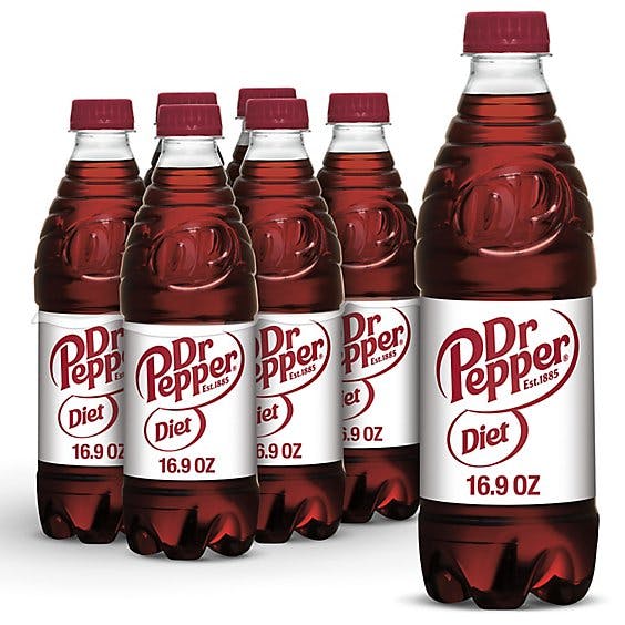 Diet Dr Pepper Soda,5 L Bottles