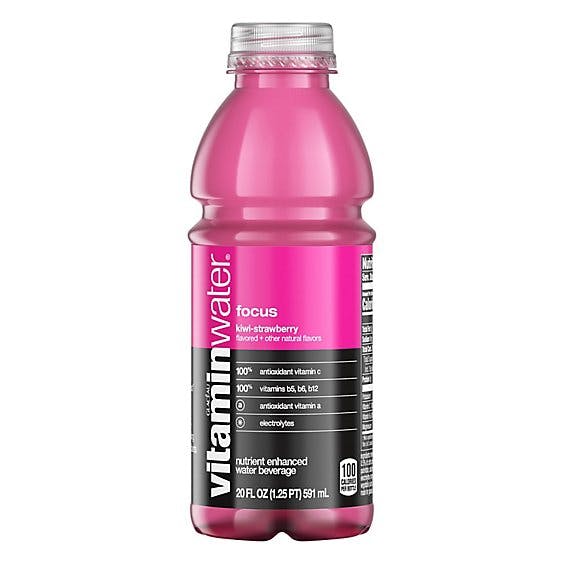 Is it Dairy Free? Vitamin Water Nutrient Enhanced Focus Kiwi-strawberry