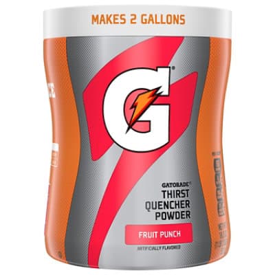 Gatorade Thirst Quencher Instant Powder Mix Fruit Punch
