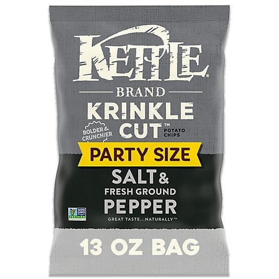 Is it Vegan? Kettle Brand Salt And Pepper Krinkle Cut Potato Chips