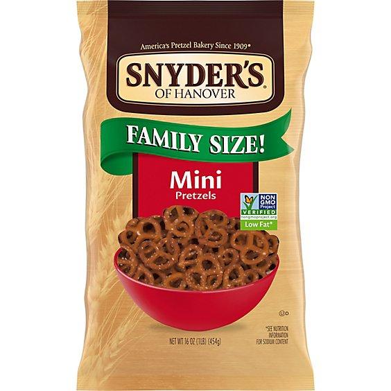 Is it Pescatarian? Snyders Of Hanover Mini Pretzels Familiy Size