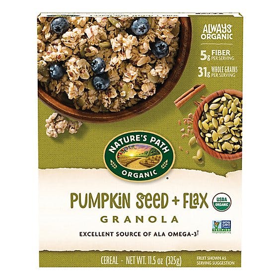 Is it Sesame Free? Nature's Path Pumpkin Seed Plus Flax Granola