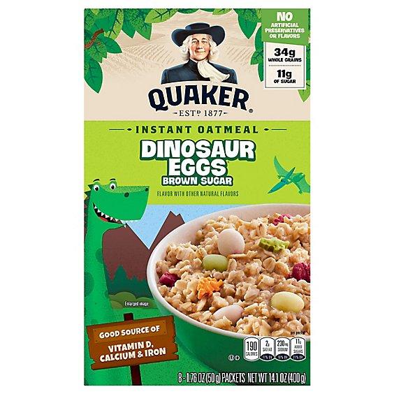 Is it Soy Free? Quaker Oatmeal Instant Dinosaur Eggs Brown Sugar