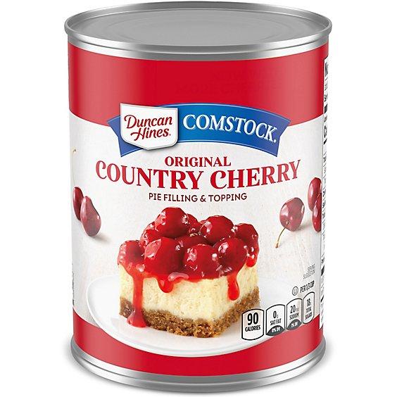 Is it Mushroom Free? Duncan Hines Comstock Pie Filling & Topping Original Country Cherry