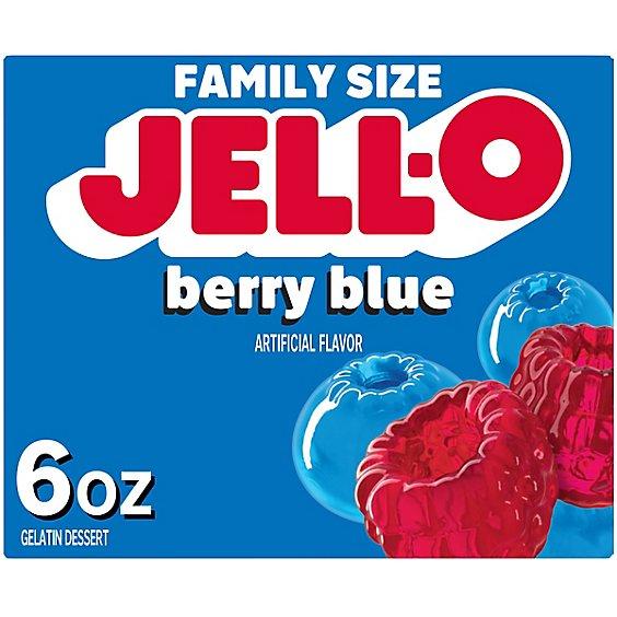 Is it Artificial Food Coloring Free? Jell-o Berry Blue Gelatin Dessert Mix Box