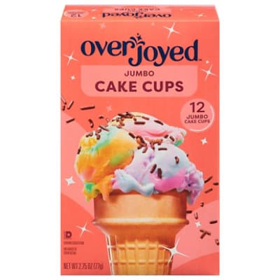 Signature Select Cake Cups Lightly Sweetened Jumbo