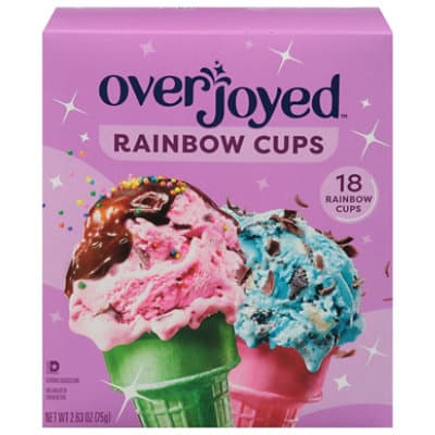 Signature Select Cake Cups Lightly Sweetened Rainbow