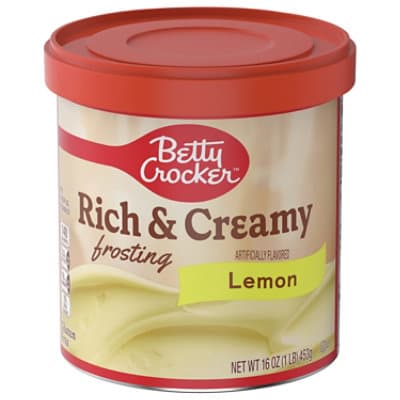 Betty Crocker Rich & Creamy Frosting Lemon