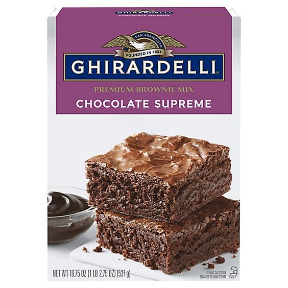 Is it Lactose Free? Ghirardelli Chocolate Supreme Premium Brownie Mix