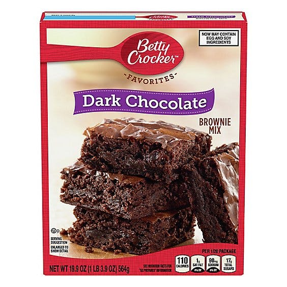 Is it Milk Free? Betty Crocker Brownie Mix Favorites Dark Chocolates