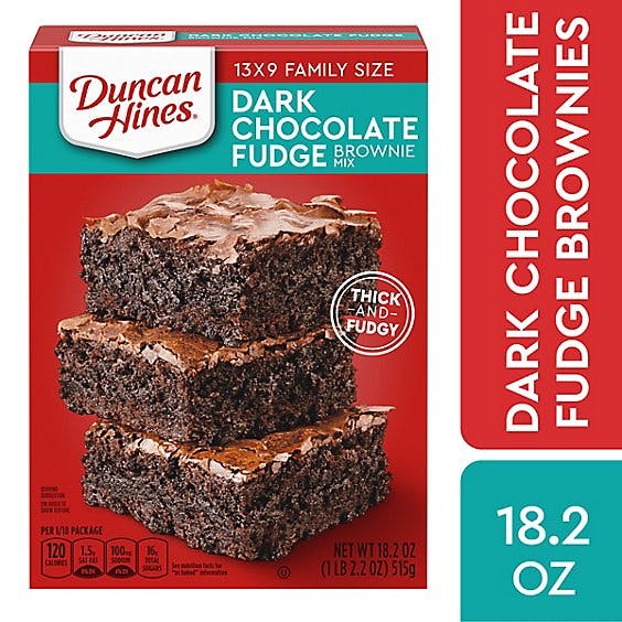 Is it Milk Free? Duncan Hines Dark Chocolate Fudge Brownie Mix
