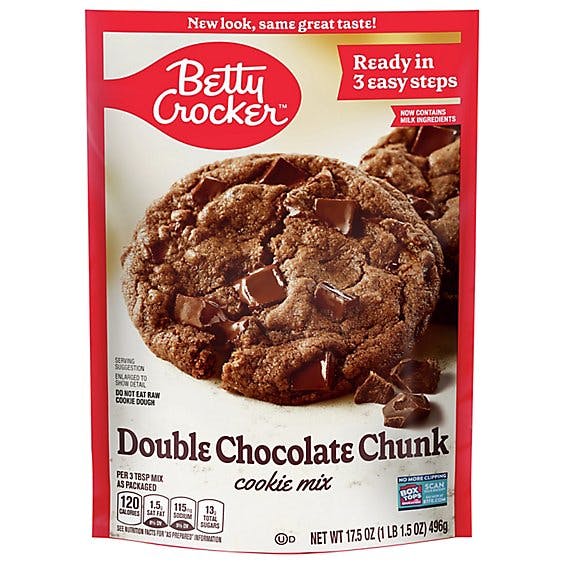 Is it Tree Nut Free Betty Crocker Cookie Mix Double Chocolate Chunk