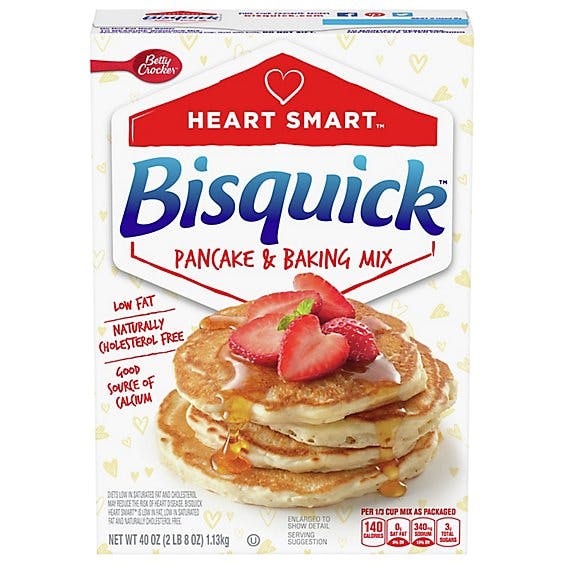 Is it Milk Free? Bisquick Pancake & Baking Mix Heart Smart
