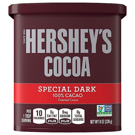 Is it Celery Free? Hershey's Cocoa Special Dark 100% Cacao Dutched Cocoa