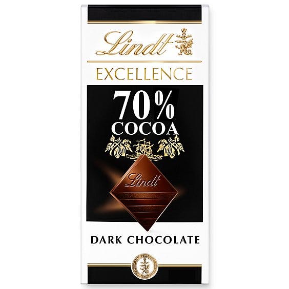 Is it Low FODMAP? Lindt Excellence Chocolate Bar Dark Chocolate 70% Cocoa