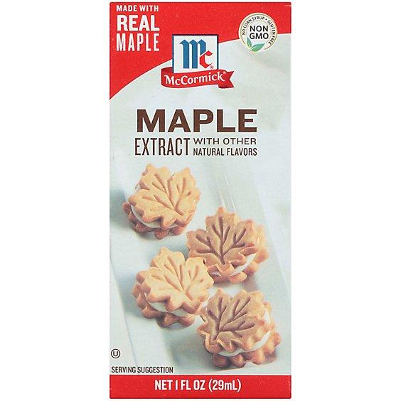 Is it Peanut Free? Mccormick Maple Extract With Other Natural Flavors