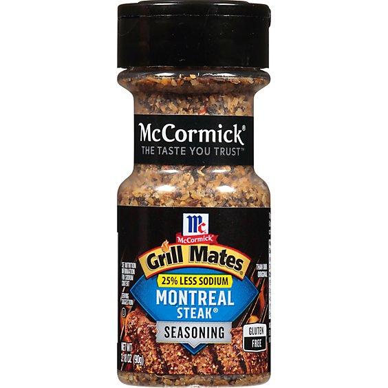 Is it Sesame Free? Mccormick Grill Mates 25% Less Sodium Montreal Steak Seasoning