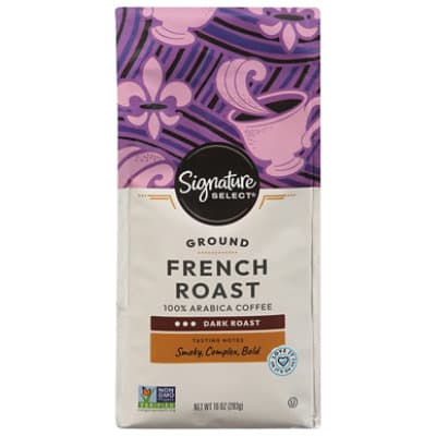 Signature Select Coffee Ground Dark Roast French Roast