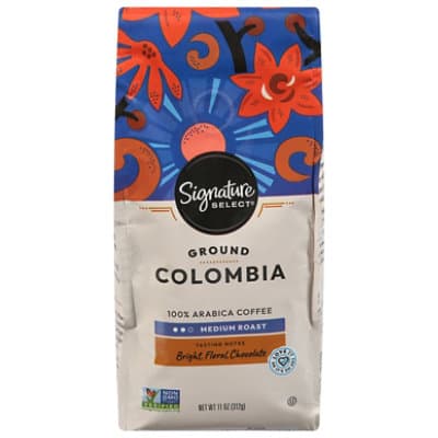 Signature Select Coffee Ground Medium Roast Colombia
