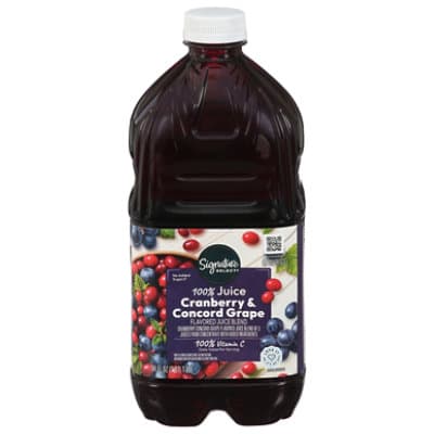 Signature Select Juice Cranberry & Concord Grape
