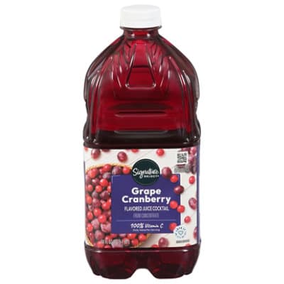 Signature Select Juice Cocktail Grape Cranberry