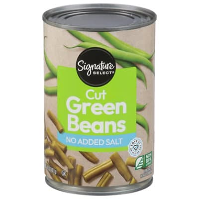 Signature Select Beans Green Cut No Salt Added