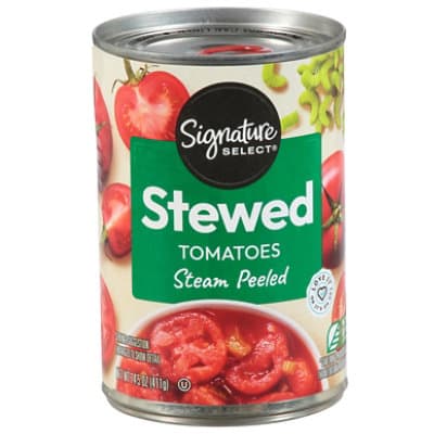 Signature Select Sliced Stewed Tomatoes