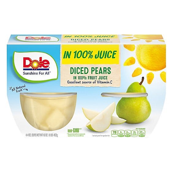 Is it Sesame Free? Dole Pears Diced In 100% Juice Cups