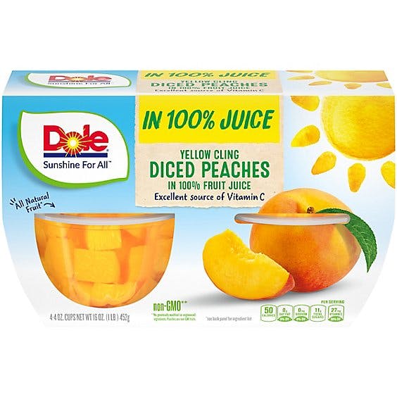 Is it Sesame Free? Dole Peaches Diced Yellow Cling In 100% Fruit Juice Cups