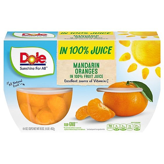 Is it Wheat Free? Dole Mandarin Oranges In 100% Fruit Juice Cups