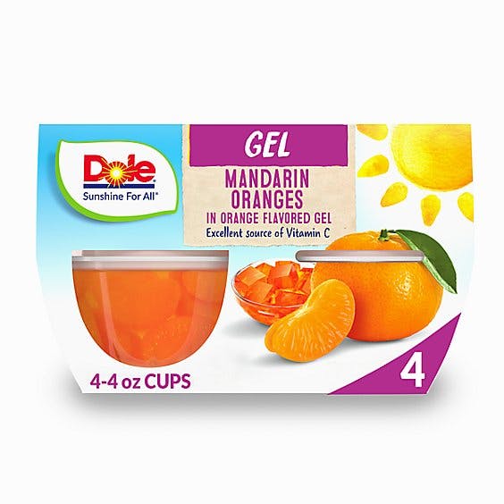 Is it Dairy Free? Dole Mandarins In Orange Gel Cups