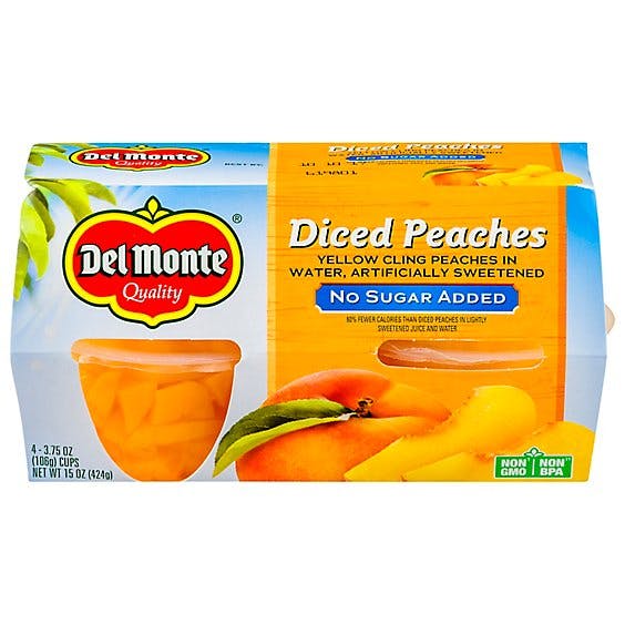 Is it Vegetarian? Del Monte Peaches Diced Cups