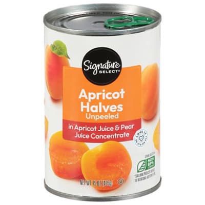 Signature Select Apricot Halves In 100% Juice