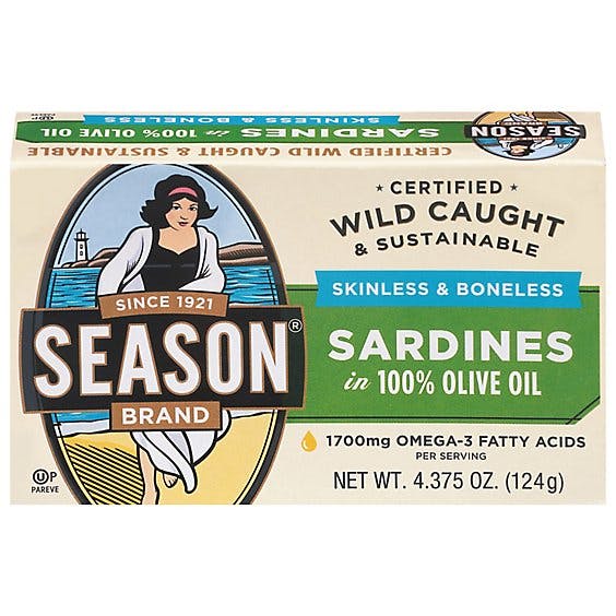 Is it Vegetarian? Season Sardines Skinless & Boneless In Pure Olive Oil