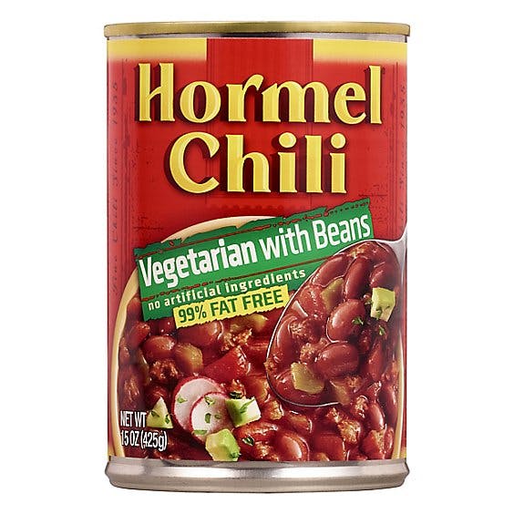 Is it Shellfish Free? Hormel Chili Vegetarian With Beans 99% Fat Free