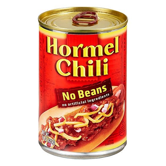 Is it Vegetarian? Hormel Chili No Beans