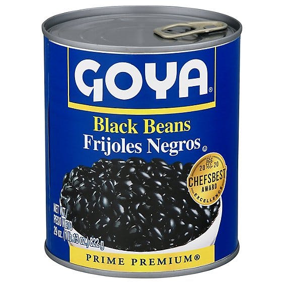 Is it Vegetarian? Goya Beans Black Premium