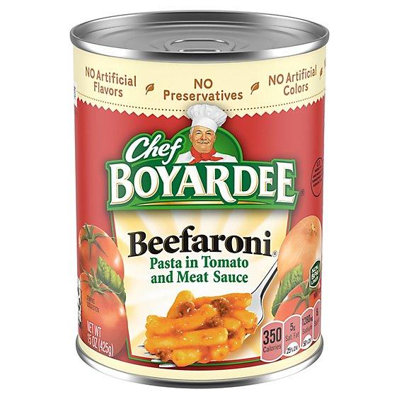 Is it Vegetarian? Chef Boyardee Beefaroni