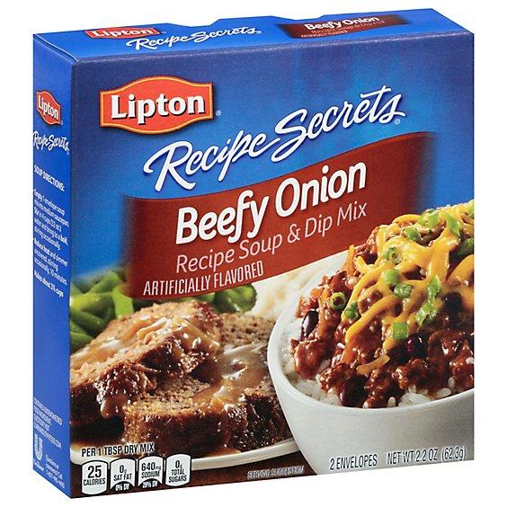 Is it Added Salt Free? Lipton Recipe Secrets Recipe Soup & Dip Mix Beefy Onion