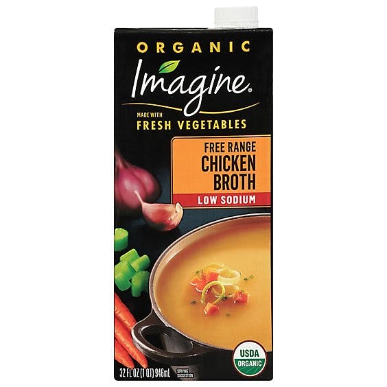 Is it Vegan? Imagine Foods Organic Low Sodium Free Ranch Chicken Broth