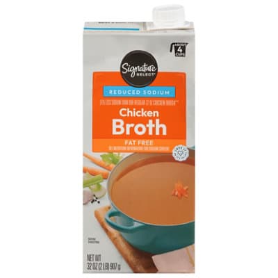 Signature Select Broth Chicken Reduced Sodium