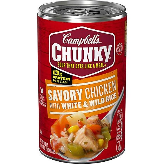 Is it Milk Free? Campbells Chunky Soup Savory Chicken With White & Wild Rice