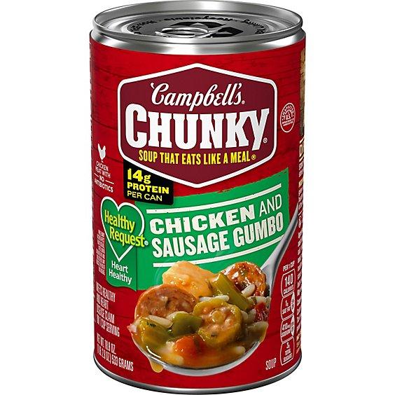 Is it Fish Free? Campbells Chunky Healthy Request Soup Grilled Chicken & Sausage Gumbo