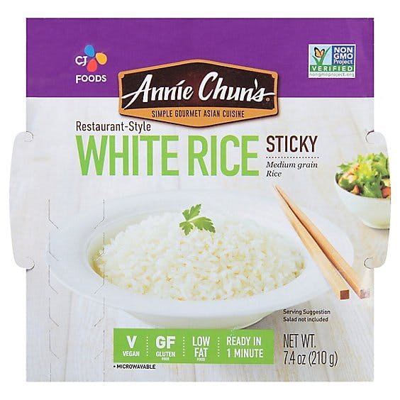 Is it Pescatarian? Annie Chun's Rice Express White Sticky Rice