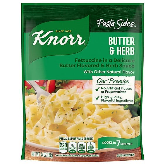 Is it Soy Free? Knorr Pasta Sides Fettuccini Butter & Herb