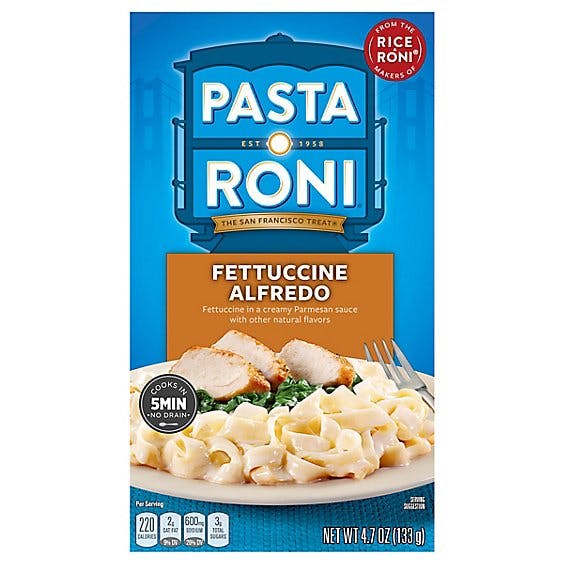 Pasta Roni Fettuccine Alfredo